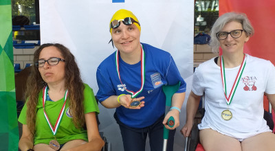JESI / TEAM MARCHE: KOSINSKA D'ORO AI CAMPIONATI ITALIANI DI NUOTO PARALIMPICO