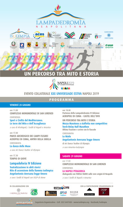 LAMPADEDROMIA - NAPOLI 28 GIUGNO 2019