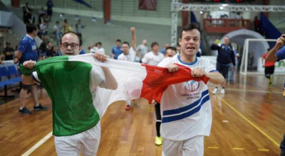 FISDIR. Ai Mondiali di Calcio a 5 Down del Brasile, Italia di bronzo, titolo ...