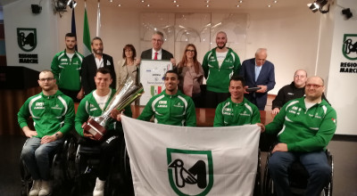 La Squadra del Santo Stefano Campione d'Italia 2018/2019 di Basket in Carrozz...