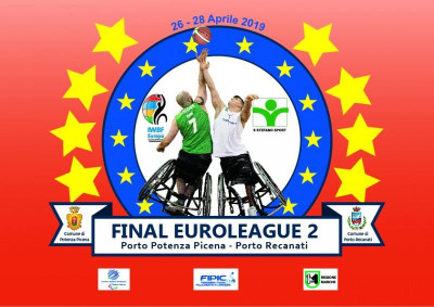 Programma-invito alla Final Euroleague di basket in carrozzina che avr&agrav...