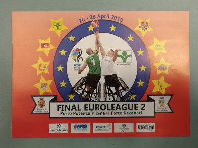 Nelle Marche le finali di Euroleague 2 di basket in carrozzina