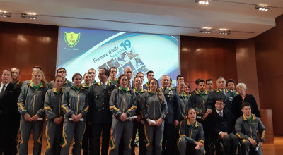 Le Fiamme Gialle premiano le eccellenze sportive paralimpiche