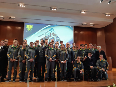Le Fiamme Gialle premiano le eccellenze sportive paralimpiche