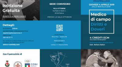Convegno Medico di Campo - Diritti e Doveri Padova 4 Aprile 2019