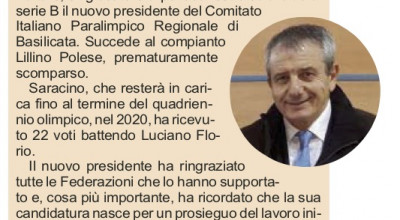 SPort Paralimpici - Saracino Presidente