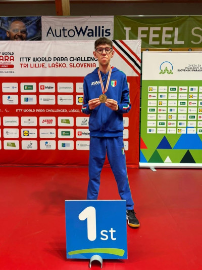 TENNISTAVOLO - Matteo Parenzan conquista l’Oro internazionale in Slovenia
