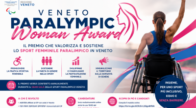 Aperte le candidature per il Premio “Veneto Paralympic Woman Award&rdqu...
