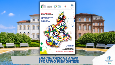 Il CIP Piemonte all’Inaugurazione dell’Anno Sportivo Piemontese