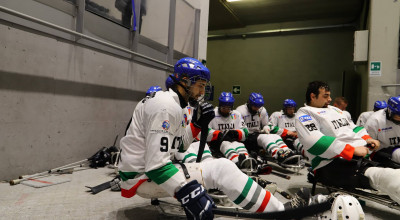 Para ice hockey. Torneo Internazionale di Torino. L'Italia supera la Slovacch...