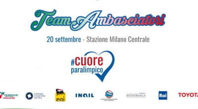 Il 20 settembre a Milano la presentazione degli Ambasciatori dello sport para...