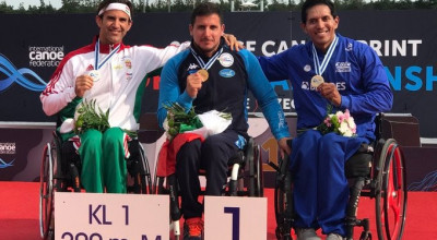 Mondiali di paracanoa a Racice: Esteban Farias oro nel KL1
