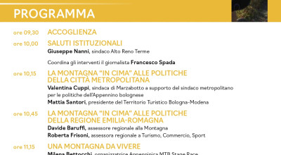 Convegno Il Turismo in Cima - Porretta Terme - 24 luglio 2026
