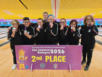 Bowling per sordi, Europei: argento per la Nazionale femminile