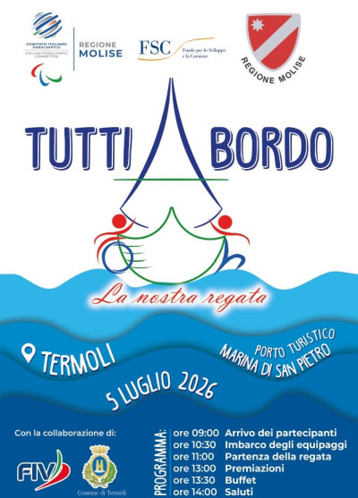 A TERMOLI CON LA NOSTRA REGATA. IL PROGRAMMA PER LO SPORT PARALI...