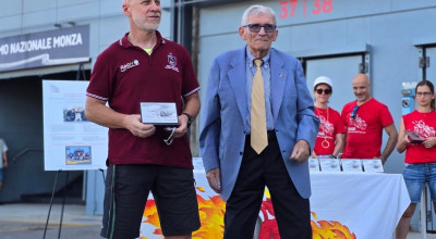 Gian Filippo Mirabile sul podio a Monza: secondo posto al Paracycling GP PD3R
