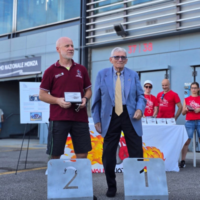 Gian Filippo Mirabile sul podio a Monza: secondo posto al Paracycling GP PD3R