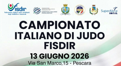 Al via il Campionato Italiano di Judo FISDIR