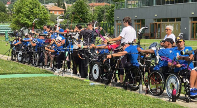 Tiro con l'arco: la Nazionale Compound e W1 a Rovereto