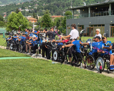 Tiro con l'arco: la Nazionale Compound e W1 a Rovereto