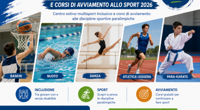 PARALYMPIC SUMMER CAMP E CORSI DI AVVIAMENTO ALLO SPORT 2026