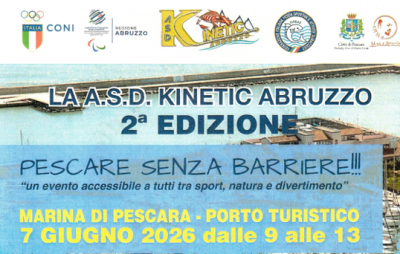 2° edizione di Pescare senza barriere domenica 7 giugno 2026