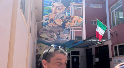 Insegnaci a sognare il murales dedicato all'atleta paralimpica Il...