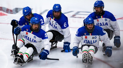 Para ice hockey: prima vittoria dell'Italia contro la Germania