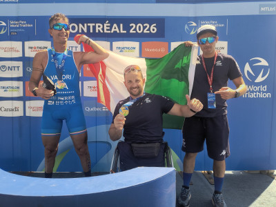 Triathlon, World Para Series Montreal: 2 medaglie per l'Italia
