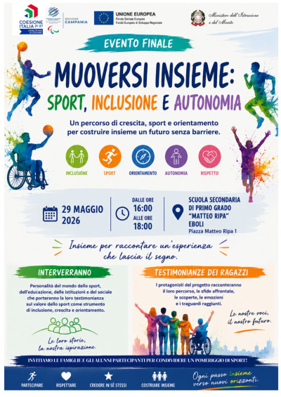Muoversi Insieme-Sport, Inclusione e Autonomia - Eboli (SA) 29 maggio 2026