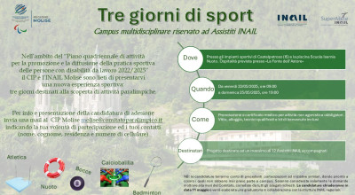 TRE GIORNI DI SPORT