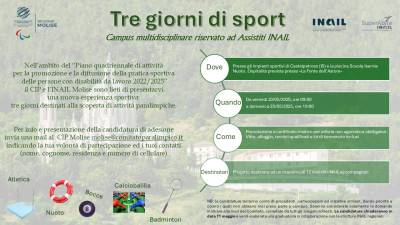 TRE GIORNI DI SPORT