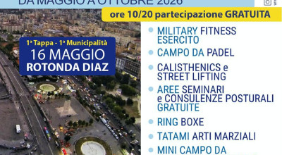 Città Parthenope Sport in tour, Napoli 16 maggio 2026