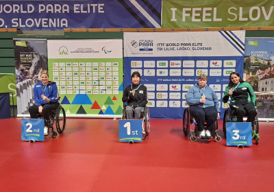 Tennistavolo, ITTF World Para Elite Lasko: 4 medaglie per l'Italia nei singolari