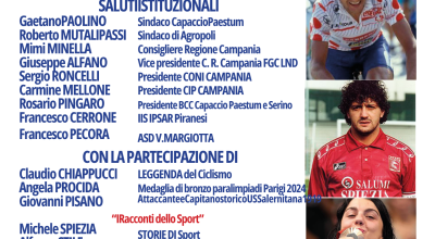 Gli Eroi dello Sport, Capaccio-Paestum (SA) 13 maggio 2026