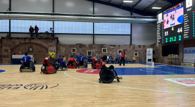 Rugby in carrozzina: squadre in campo a Montecchio Maggiore