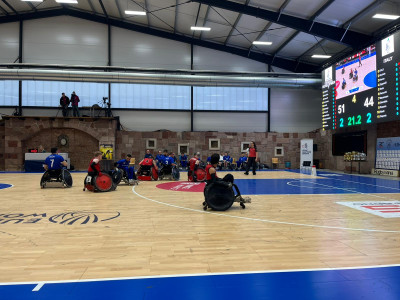 Rugby in carrozzina: squadre in campo a Montecchio Maggiore