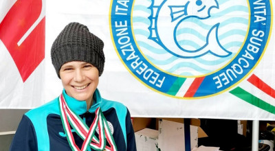 NUOTO – Katia Aere incoronata tre volte Campionessa Italiana nell' Apne...