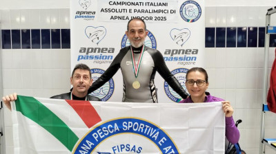 Apnea, Campionati Italiani indoor: 3 record iridati