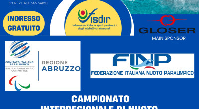 Campionato interregionale di Nuoto Paralimpico FINP e FISDIR a San Salvo