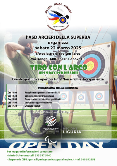 Open Day di Tiro con l'Arco Inclusivo: un'occasione per tutti!