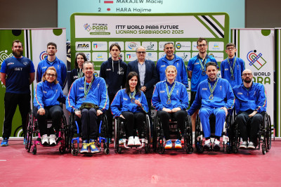 Tennistavolo: 6 ori, 2 argenti, 5 bronzi, per l'Italia, all'ITTF World Para F...