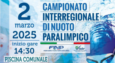 Campionato Interregionale di Nuoto FINP e FISDIR a Sulmona