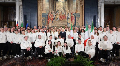 La Delegazione che prenderà parte ai XIV Giochi Paralimpici Invernali ...