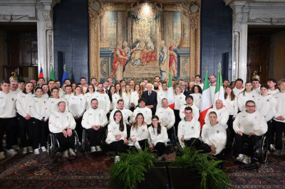 La Delegazione che prenderà parte ai XIV Giochi Paralimpici Invernali ...