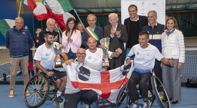 Tennis in carrozzina: al TC Terranova di Olbia lo Scudetto
