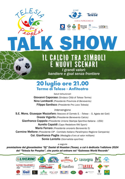 Telesia for Peoples, Telese Terme (BN) 20 luglio 2024
