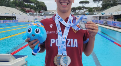 NUOTO - Trofeo Settecolli. Giorgia Marchi, atleta con disabilità intel...