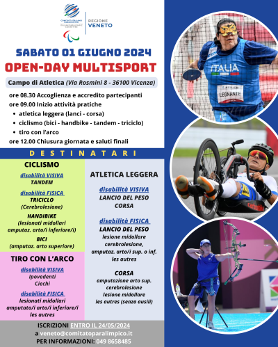 Open-day multisport CIP VENETO
