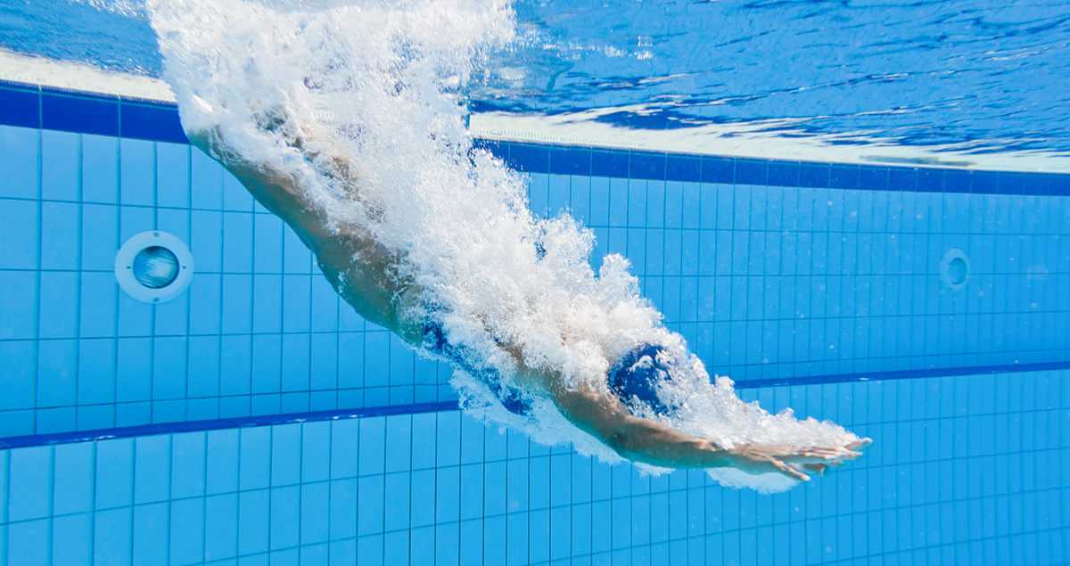 In piscina 